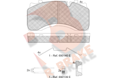 R BRAKE RB1430-066