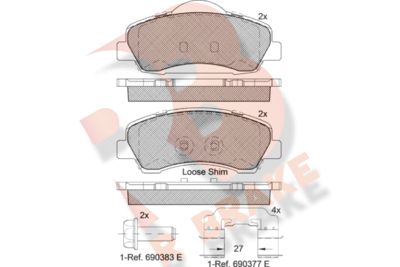 R BRAKE RB2131-067