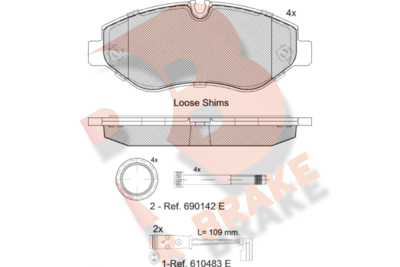 R BRAKE RB1786-203