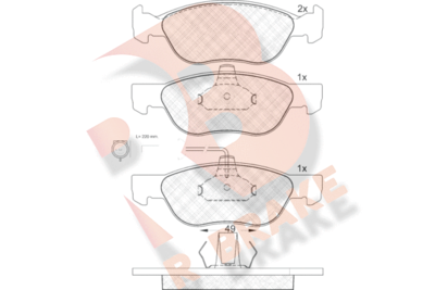 R BRAKE RB1124