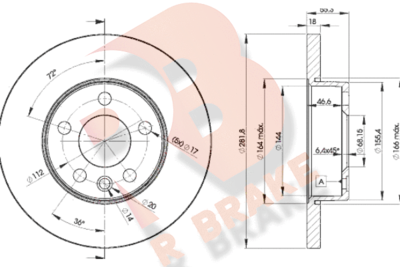 R BRAKE 78RBD23018