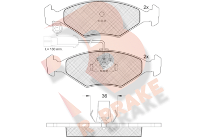 R BRAKE RB1603