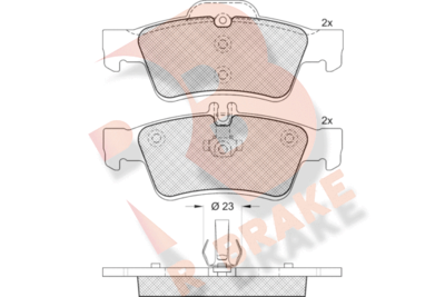 R BRAKE RB1576-396