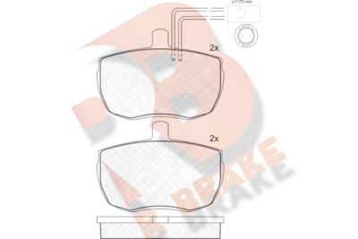 R BRAKE RB0935