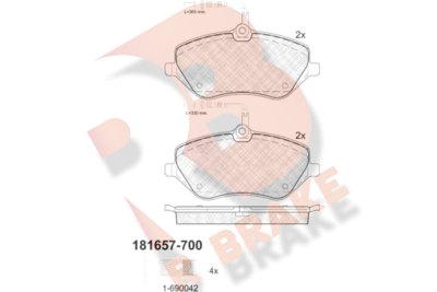 R BRAKE RB1657-700