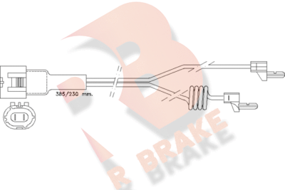 R BRAKE 610233RB