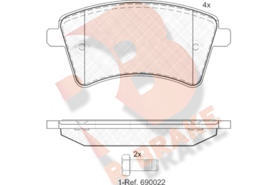 R BRAKE RB1854