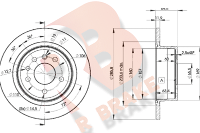 R BRAKE 78RBD29211