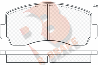 R BRAKE RB0207