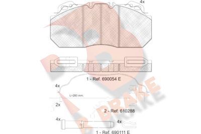 R BRAKE RB1163-119