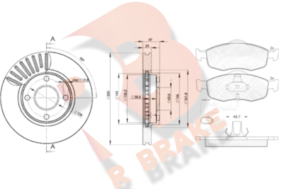 R BRAKE 3R09176784 R BRAKE 3R09176784