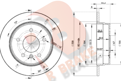 R BRAKE 78RBD22113