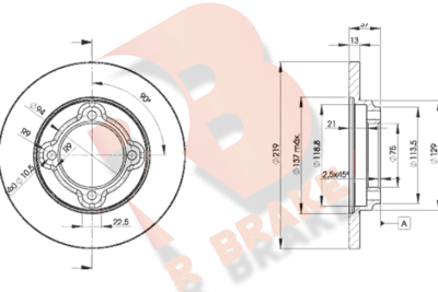 R BRAKE 78RBD23252