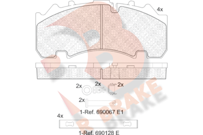 R BRAKE RB2155-066