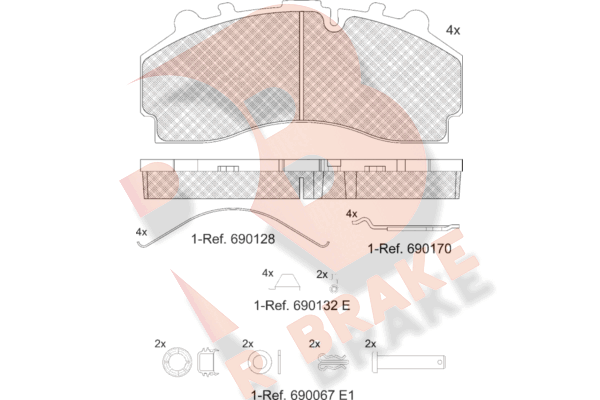 R BRAKE RB2456-066