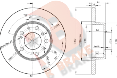 R BRAKE 78RBD24695