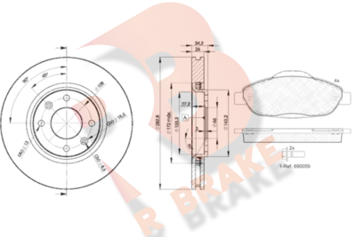 R BRAKE 3R18514752 R BRAKE 3R18514752