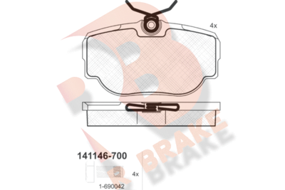 R BRAKE RB1146-700