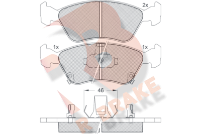 R BRAKE RB1235