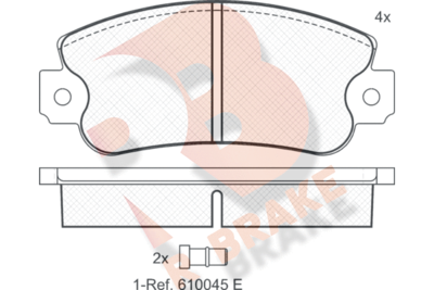 R BRAKE RB0418