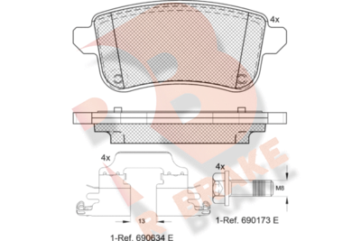 R BRAKE RB1904-203