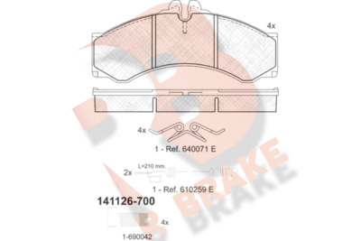 R BRAKE RB1126-700