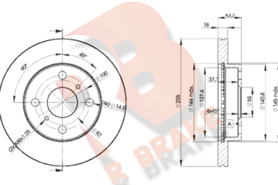 R BRAKE 78RBD22020