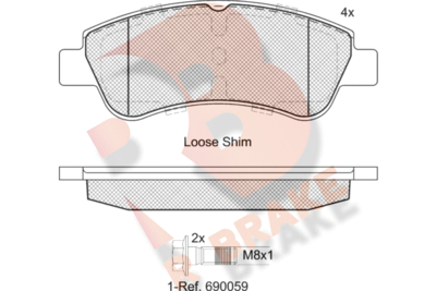 R BRAKE RB1388-402