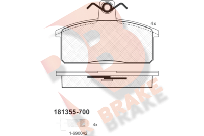 R BRAKE RB1355-700