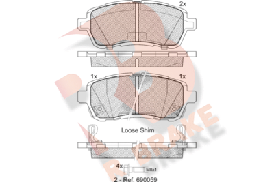 R BRAKE RB1881