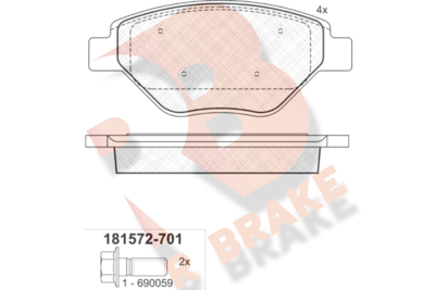 R BRAKE RB1572-701