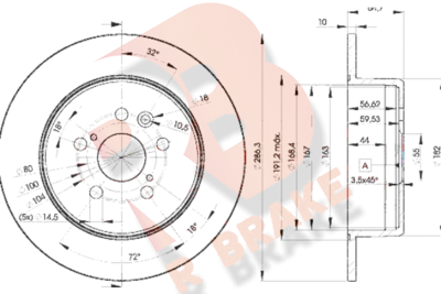 R BRAKE 78RBD20430