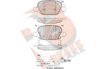 R BRAKE RB2128