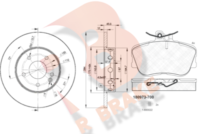 R BRAKE 3R09733180 R BRAKE 3R09733180