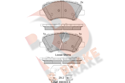 R BRAKE RB2029