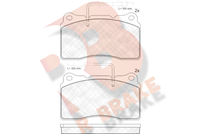 R BRAKE RB1424