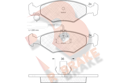 R BRAKE RB1226