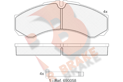 R BRAKE RB1208