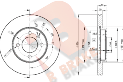 R BRAKE 78RBD23790