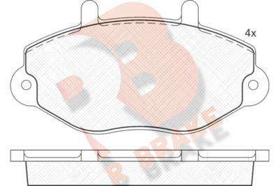 R BRAKE RB0897