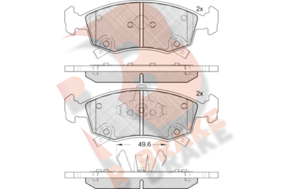 R BRAKE RB2226 R BRAKE RB2226