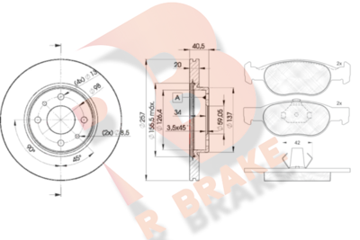 R BRAKE 3R13485056 R BRAKE 3R13485056