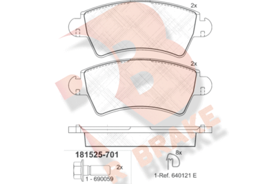 R BRAKE RB1525-701