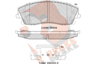 R BRAKE RB2067