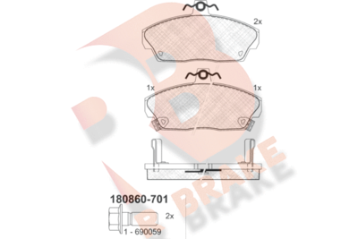 R BRAKE RB0860-701