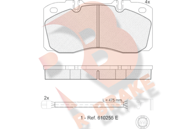 R BRAKE RB1161-116