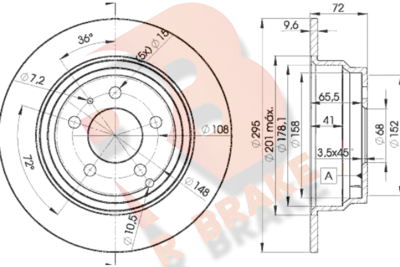 R BRAKE 78RBD27940