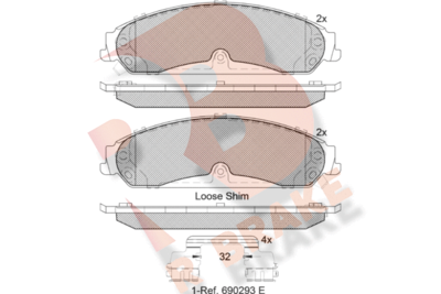 R BRAKE RB2097