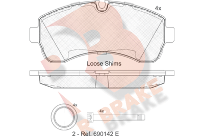 R BRAKE RB1785