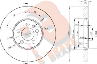 R BRAKE 78RBD25302